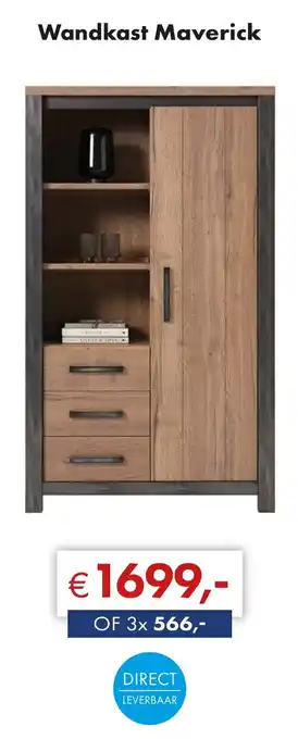 Woonsquare Wandkast Maverick aanbieding