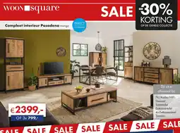 Woonsquare Compleet interieur Pasadena aanbieding