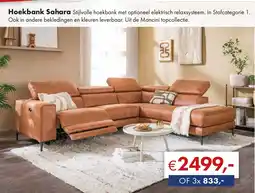 Woonsquare Hoekbank Sahara aanbieding