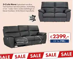 Woonsquare 3+2 zits Nova aanbieding