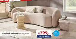 Woonsquare 3 zitsbank Barbados aanbieding