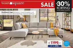 Woonsquare Hoekbank Capri aanbieding