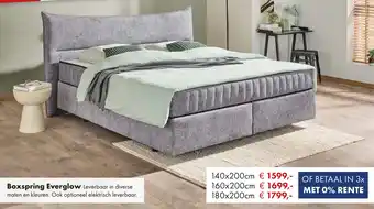 Woonsquare Boxspring Everglow aanbieding