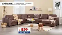 Woonsquare Hoekbank Lucca aanbieding