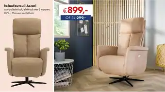 Woonsquare Relaxfauteuil Ascari aanbieding