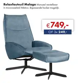 Woonsquare Relaxfauteuil Malaga aanbieding
