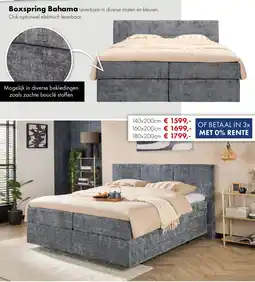 Woonsquare Boxspring Bahama aanbieding