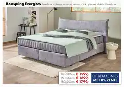 Woonsquare Boxspring Everglow aanbieding
