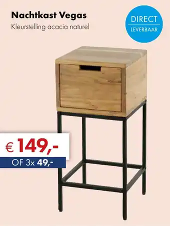 Woonsquare Nachtkast Vegas aanbieding