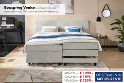 Woonsquare Boxspring Venice aanbieding
