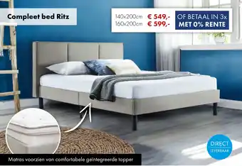 Woonsquare Compleet bed Ritz aanbieding