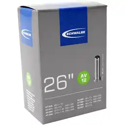 ANWB Schwalbe bnb AV12 26 x 1 1/4 27.5 x 1.75 av Zwart XXL aanbieding