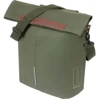 ANWB Basil shoppertas City moss green 14-16L Groen aanbieding