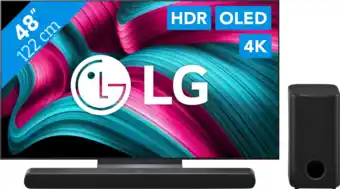 Coolblue LG 48 OLED EVO C54 4K (2025) + LG DS77TY aanbieding