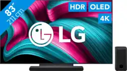 Coolblue LG 83 OLED EVO C54 4K (2025) + LG DS77TY aanbieding