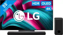 Coolblue LG 55 OLED EVO C54 4K (2025) + LG DS77TY aanbieding