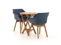 Kees Smit Hartman Sophie Studio/Preston klaptafel ø65cm balkonset 3-delig aanbieding