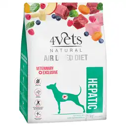 Zooplus Voordeelpakket: 2x1kg 4vets Natural Canine Hepatic hondenvoer droog aanbieding