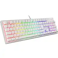 Bol.com GENESIS - Thor 303 - Gaming Toetsenbord - USB - QWERTY - Wit aanbieding