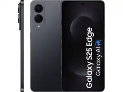 MediaMarkt Samsung Galaxy S25 Edge - 256 Gb Jet Black aanbieding