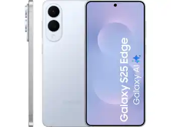 MediaMarkt Samsung Galaxy S25 Edge - 512 Gb Ice Blue aanbieding