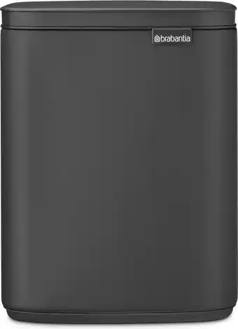 Bol.com Brabantia Bo Prullenbak - 7 liter - Mineral Infinite Grey aanbieding