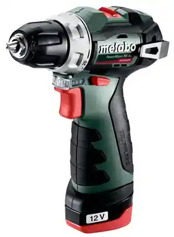 Conrad Metabo PowerMaxx BS BL 601721500 Accu-schroefboormachine 12 V 2 Ah Li-ion Incl. 2 accu's aanbieding