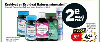 Kruidvat Kruidvat en Kruidvat Natures mineralen** aanbieding
