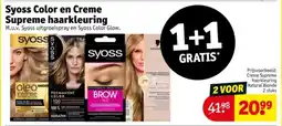 Kruidvat Syoss Color en Creme Supreme haarkleuring aanbieding