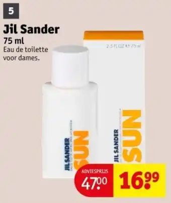 Kruidvat Jil Sander aanbieding