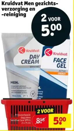 Kruidvat Kruidvat Men gezichtsverzorging en reiniging aanbieding