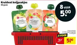 Kruidvat Kruidvat knijpzakjes aanbieding