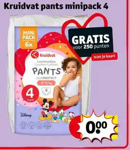 Kruidvat Kruidvat pants minipack 4 aanbieding