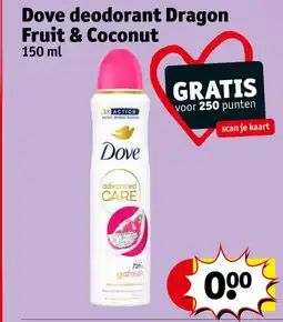 Kruidvat Dove deodorant Dragon Fruit & Coconut aanbieding