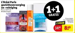Kruidvat L'Oréal Paris gezichtsverzorging en reiniging aanbieding