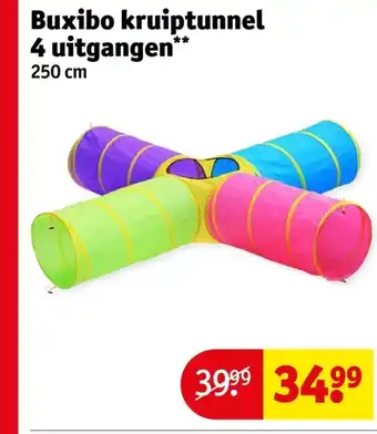 Kruidvat Buxibo kruiptunnel 4 uitgangen aanbieding