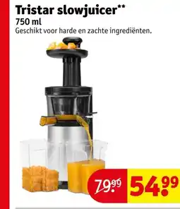 Kruidvat Tristar slowjuicer aanbieding