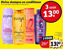 Kruidvat Elvive shampoo en conditioner aanbieding