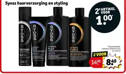 Kruidvat Syoss haarverzorging en styling aanbieding