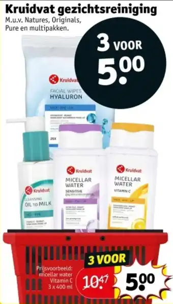 Kruidvat Kruidvat gezichtsreiniging aanbieding
