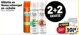 Kruidvat Gillette en Venus scheergel en schuim aanbieding