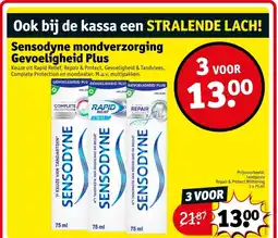 Kruidvat Sensodyne mondverzorging Gevoeligheid Plus aanbieding