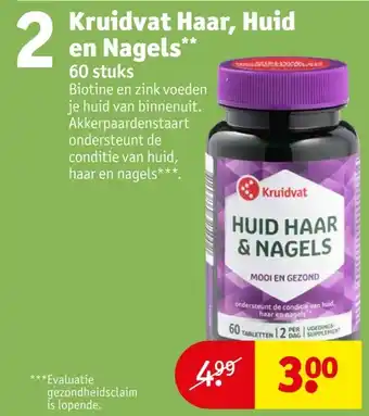 Kruidvat Kruidvat Haar, Huid en Nagels aanbieding