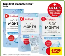 Kruidvat Kruidvat maandlenzen aanbieding
