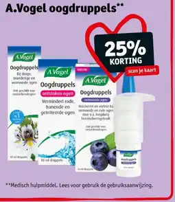 Kruidvat A.Vogel Oogdruppels aanbieding