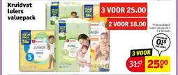 Kruidvat Kruidvat luiers valuepack aanbieding
