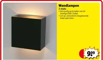 Kruidvat Wandlampen 2 stuks aanbieding
