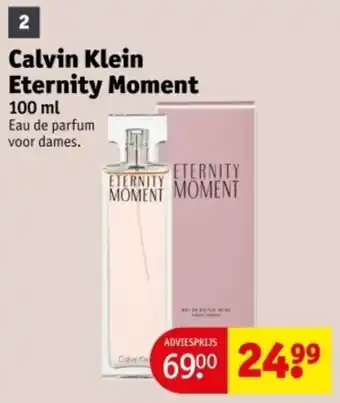 Kruidvat Calvin Klein Eternity Moment aanbieding
