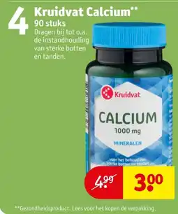 Kruidvat Kruidvat Calcium aanbieding