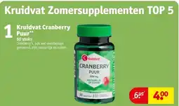 Kruidvat Kruidvat Cranberry Puur aanbieding